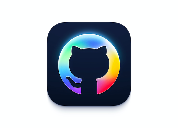 GitHub Diffraction Icon